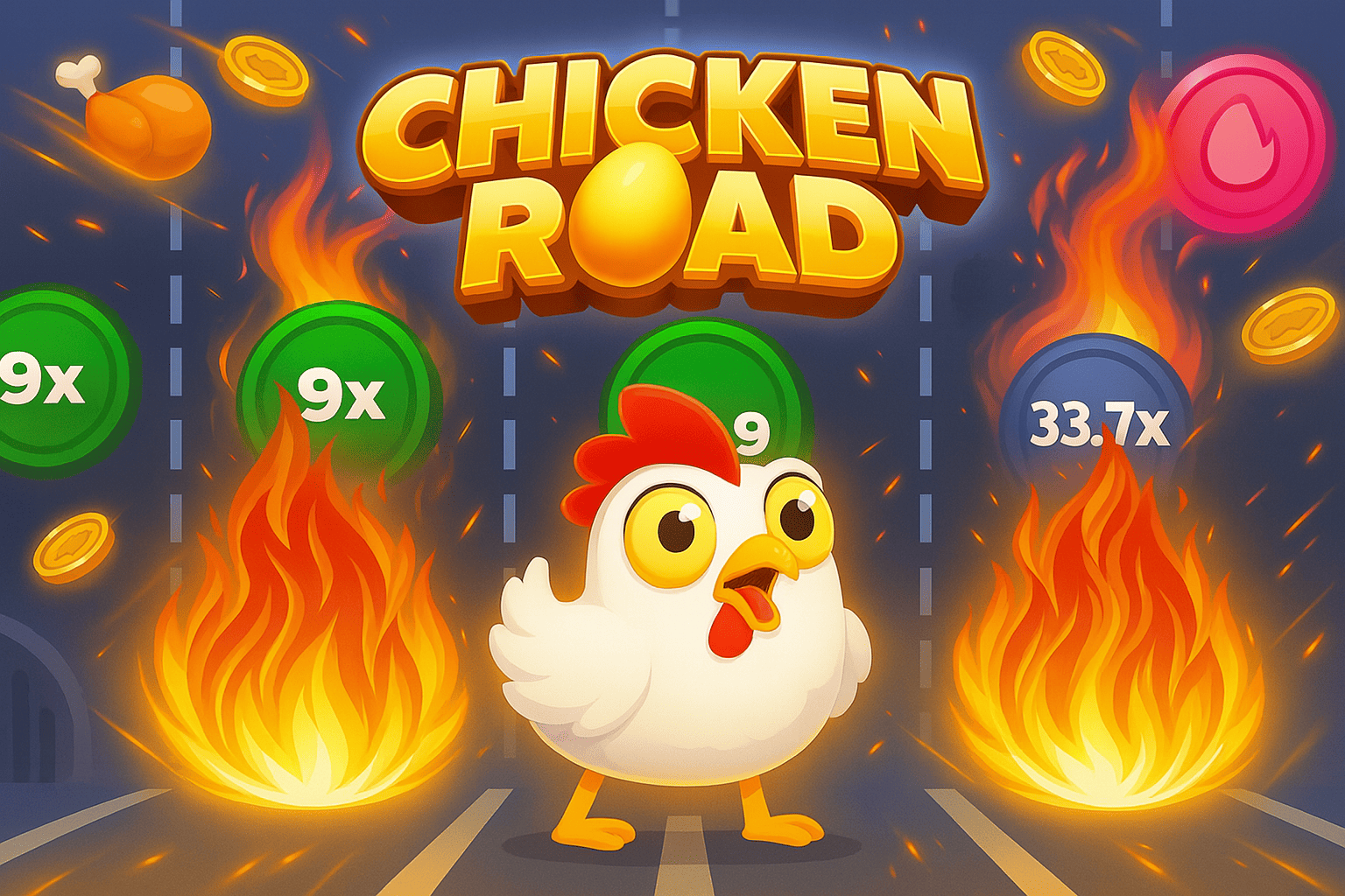 Play chicken road